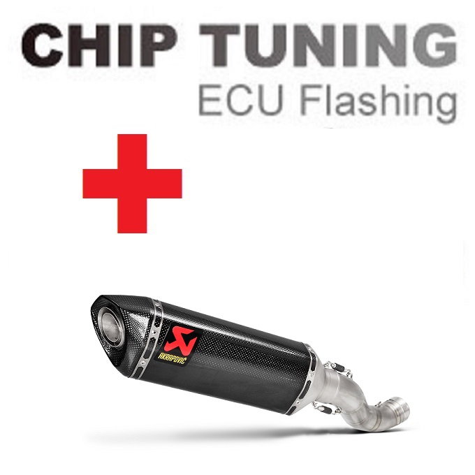 Aprilia RSV4 2015 2016 Hochleistungs-ECU-Flash tuning + Akrapovic S-A10SO8-RC (Stage 3)