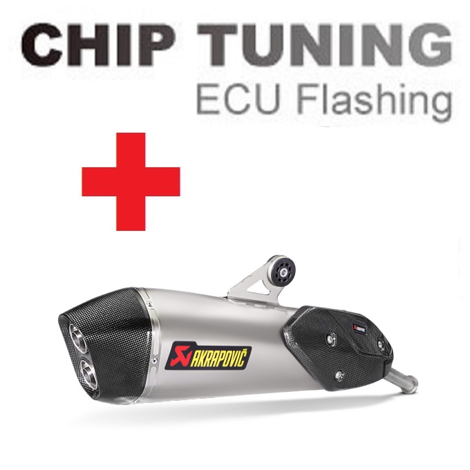 BMW C650GT 2016-2020 Hochleistungs-ECU-Flash tuning + Akrapovic S-B6SO8-HZAAT (Stage 3)