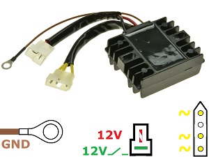 CARR204-BMW F650 F800 MOSFET Spannungsregler Gleichrichter