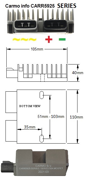 CARR5925 series information FH012AA FH020AA series voltage regulator rectifier