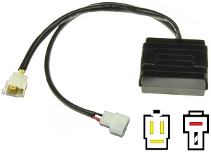 CARR201-DR - Suzuki DR125 DR200 RG125 MOSFET Spannungsregler Gleichrichter (SH553B-13, 08D10)