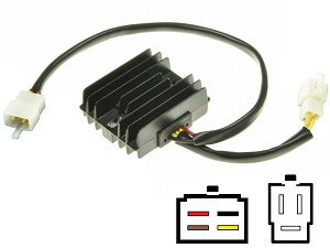 CARR201-XV - Yamaha XV MOSFET Spannungsregler Gleichrichter - Lithium-ion version