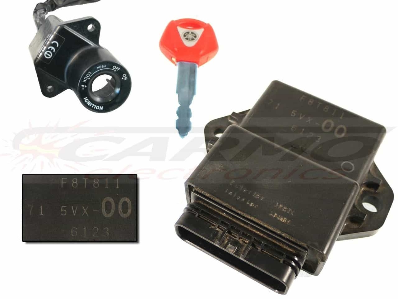 FZ6S Fazer ECU ECM CDI Einheit Steuergerät Steuerteile Rechner (F8T811, F8T812, F8T813, 71 5VX-00, 5VX-10, 5VX-20)