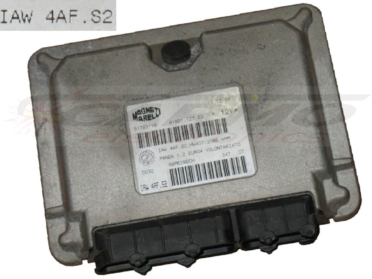 Fiat Panda 1.2 8V injektion ECU ECM CDI Einheit Steuergerät Rechner (IAW4AF.S2, IAW 4AF.S2, IAW 4AF.SP)