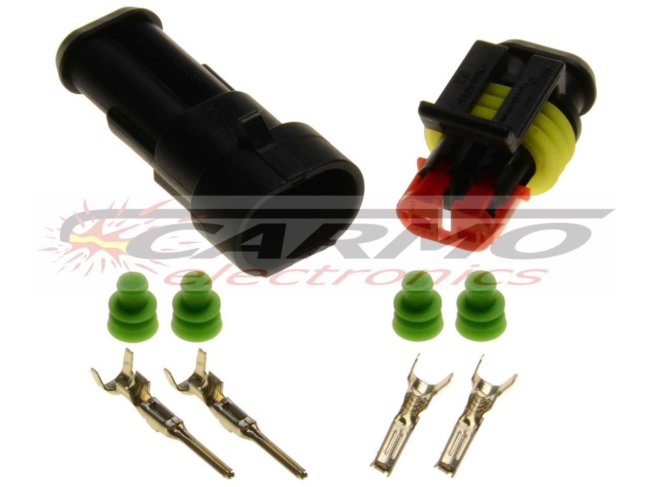 2 pin 1.5 superseal connector set - zum Schließen ins Bild klicken