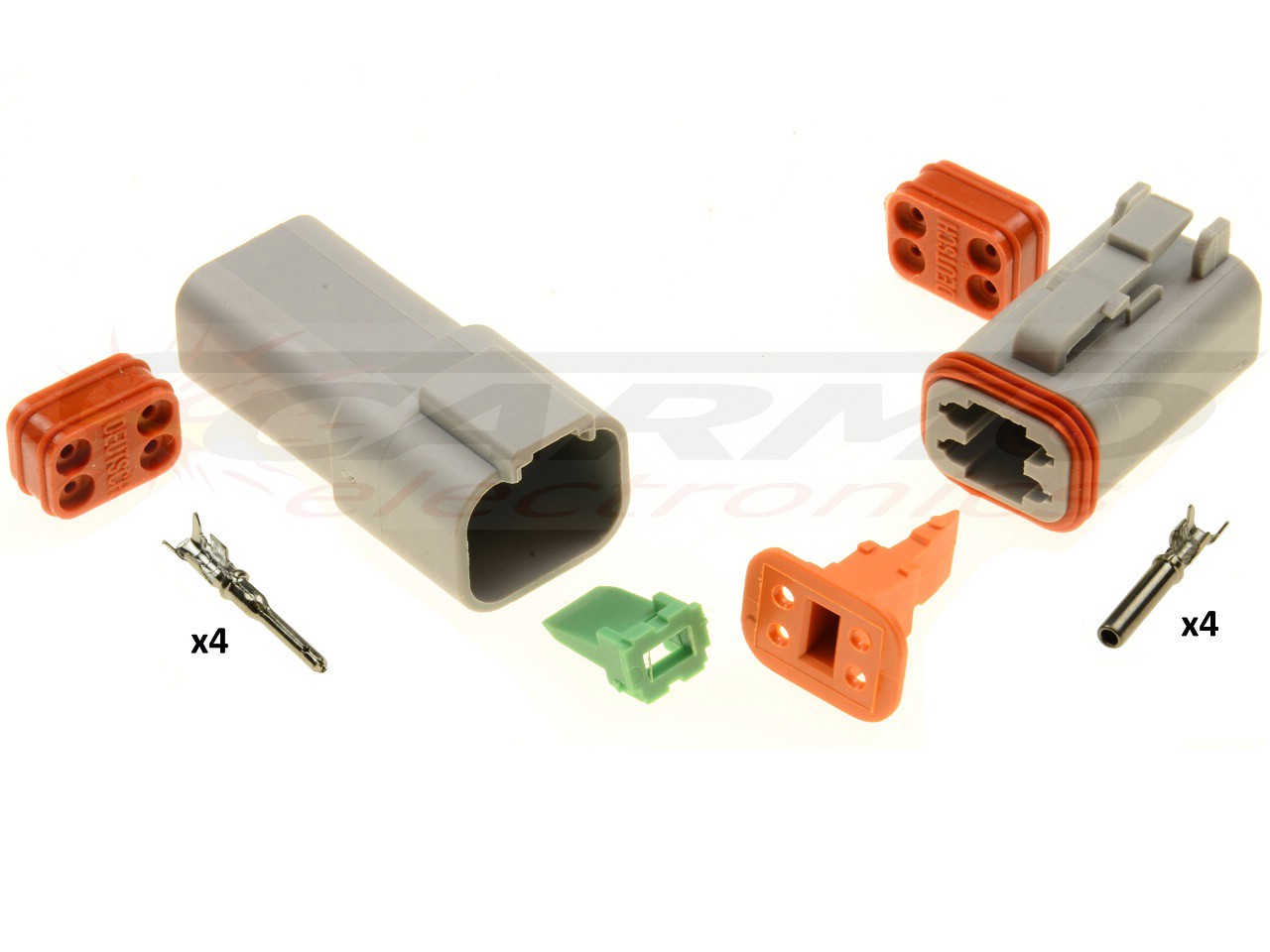 4 poliger Superseal Stecker Amphenol - Deutsch DT06-4s DT04-4P - zum Schließen ins Bild klicken