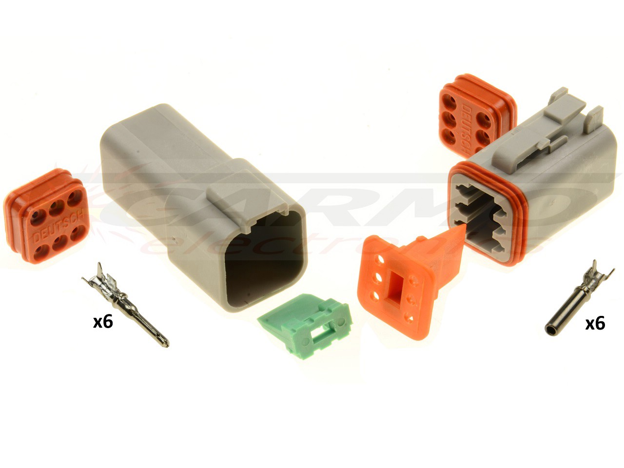 6 poliger Superseal Stecker Amphenol - Deutsch DT06-6S DT04-6P - zum Schließen ins Bild klicken