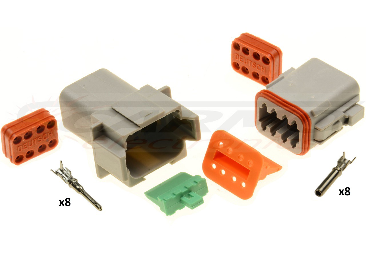 8 poliger Superseal Stecker Amphenol - Deutsch DT06-8S DT04-8P - zum Schließen ins Bild klicken