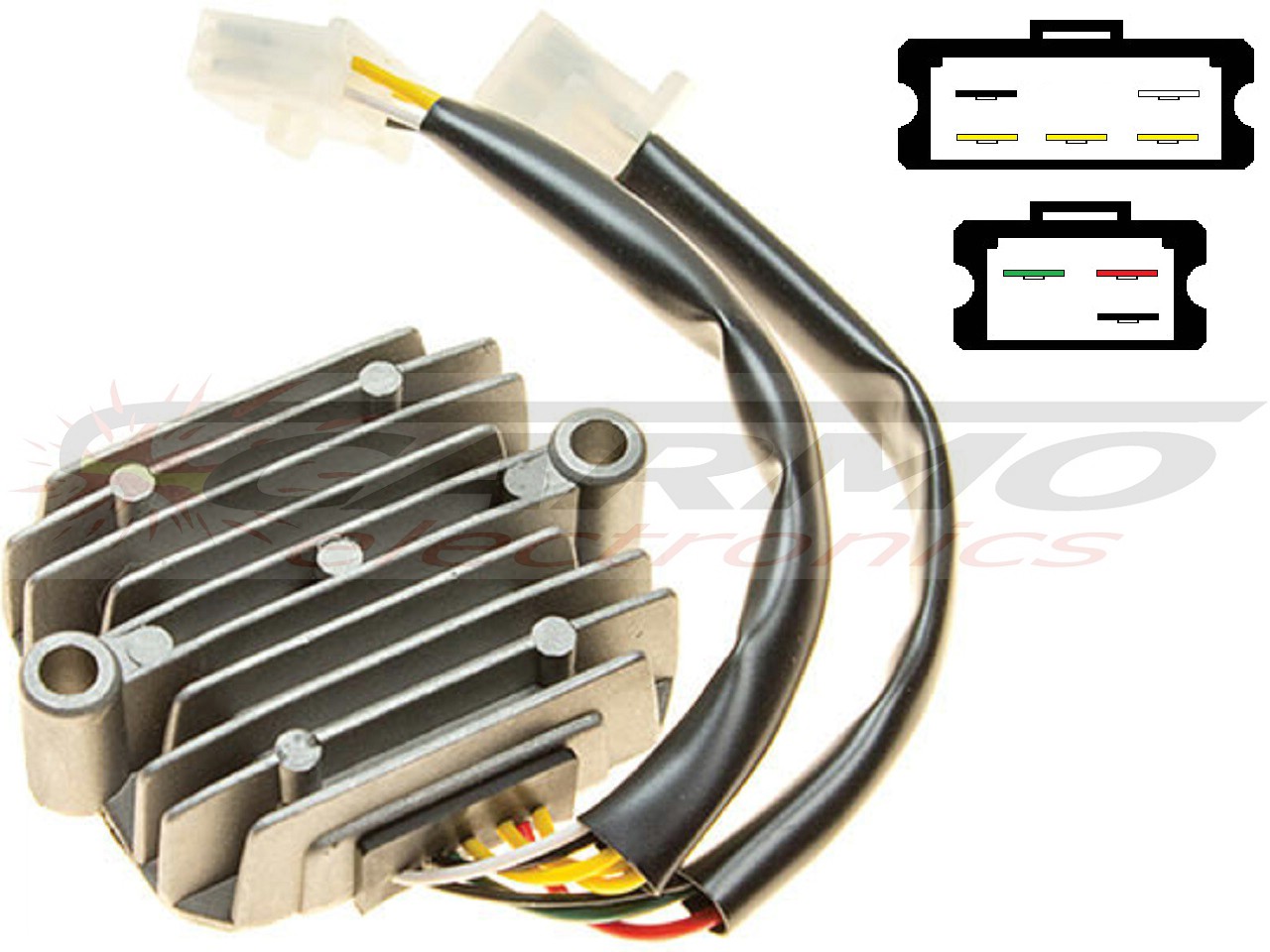 CARR191 - Honda CB CBX MOSFET Spannungsregler Gleichrichter (SH236-12, SH236A-12, SH255A-12) - zum Schließen ins Bild klicken