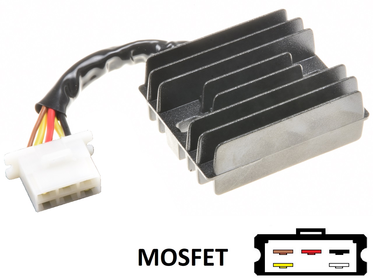 CARR204-KZ - Kawasaki KZ MOSFET Spannungsregler Gleichrichter (SH522-12, 21066-1032) - zum Schließen ins Bild klicken