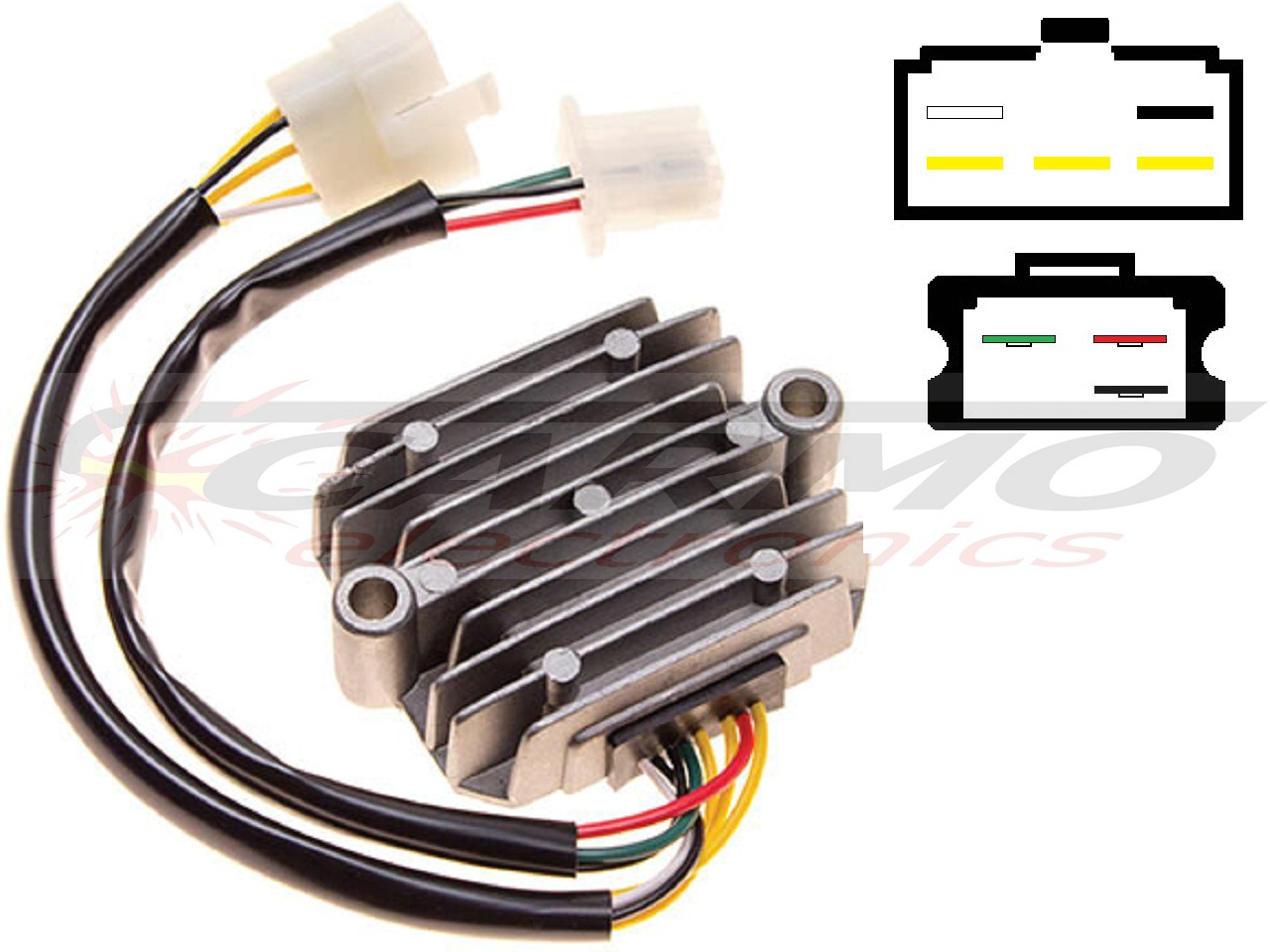 CARR211 Honda CB MOSFET Spannungsregler Gleichrichter (SH234-12, SH236-12, SH236A-12, SH236B-12, SH538-12, SH255-12) - zum Schließen ins Bild klicken