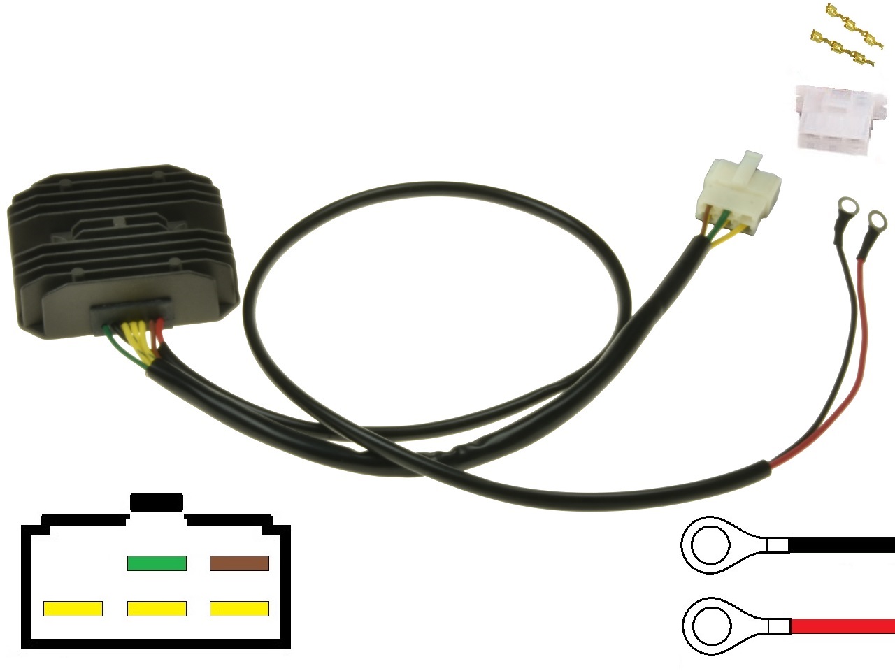 CARR451 - BMW Moto Guzzi MOSFET Spannungsregler Gleichrichter - Rotor-1 - zum Schließen ins Bild klicken