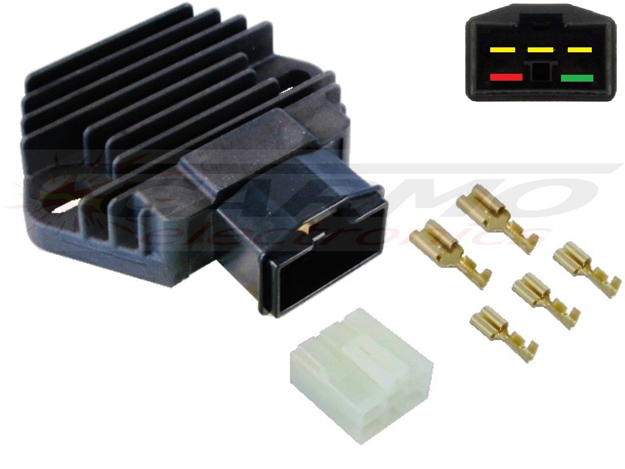 CARR581 + Contra Honda MOSFET Spannungsregler Gleichrichter - zum Schließen ins Bild klicken