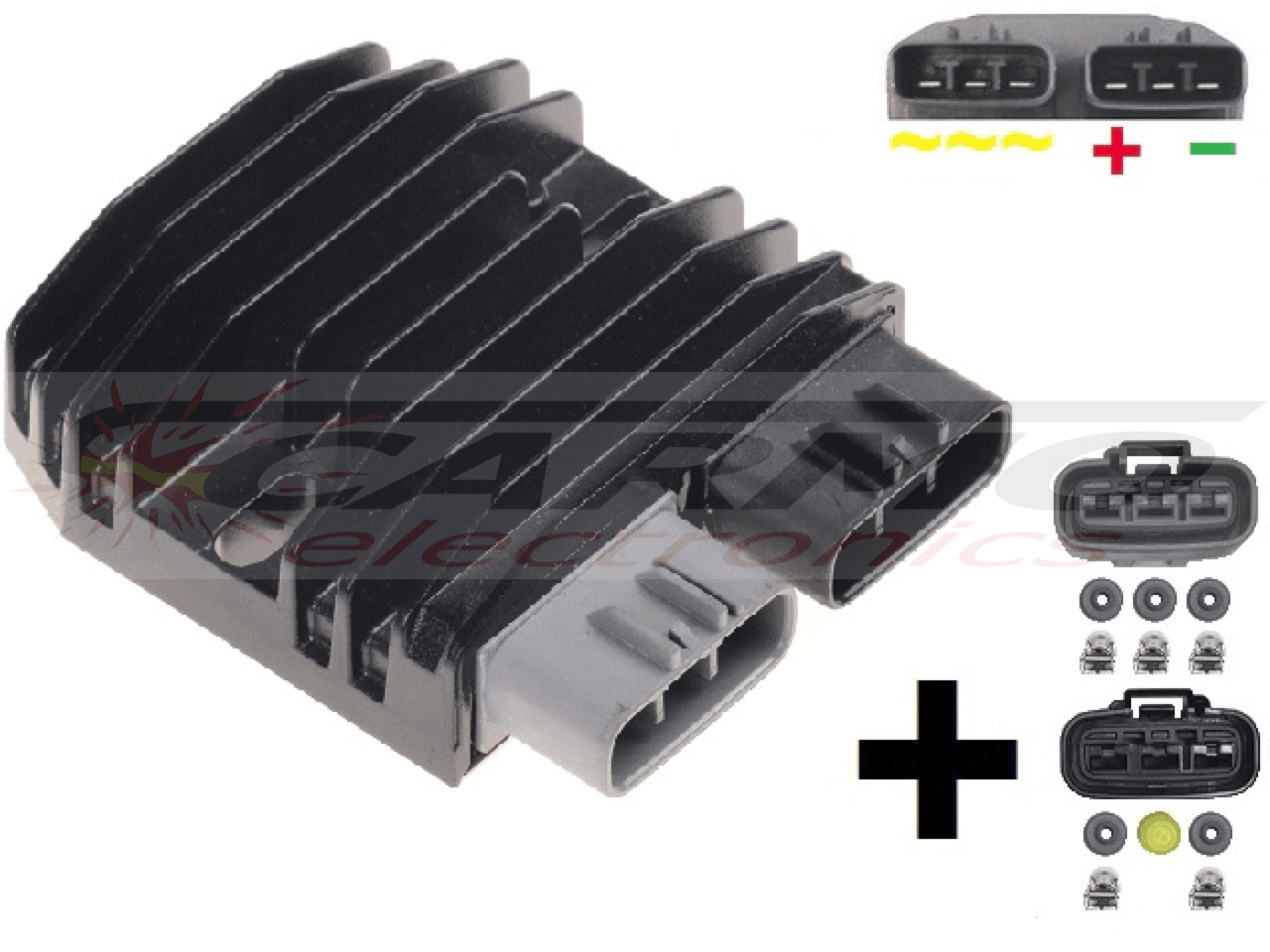 CARR5925 + contra BMW Can Am Ducati MOSFET Spannungsregler Gleichrichter (Verbesserte SH847, FH020AB) - zum Schließen ins Bild klicken