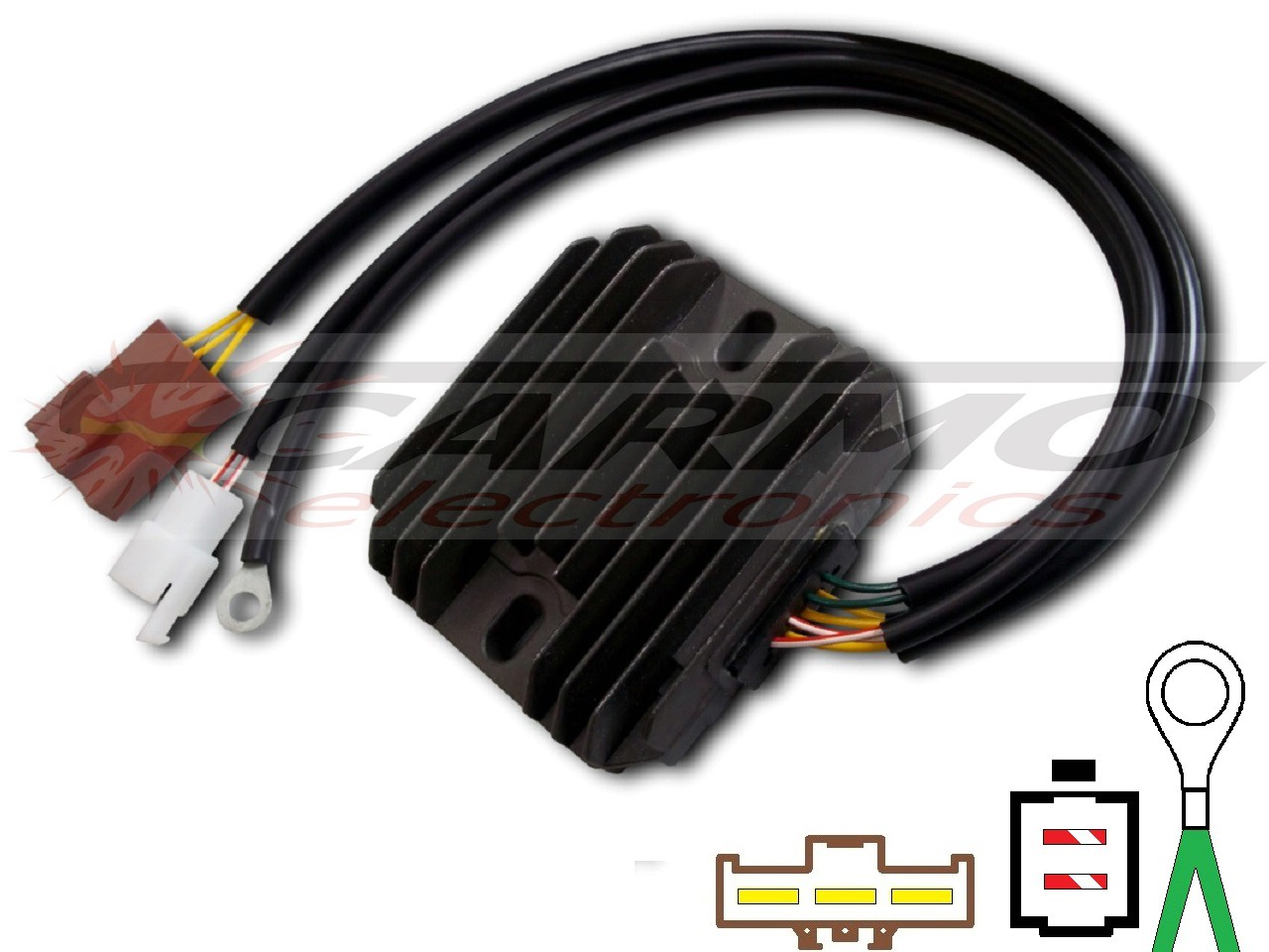 CARR694-KTM-LC 690 950 990 1190 MOSFET Spannungsregler Gleichrichter (SH541SA, SH541KB) - zum Schließen ins Bild klicken