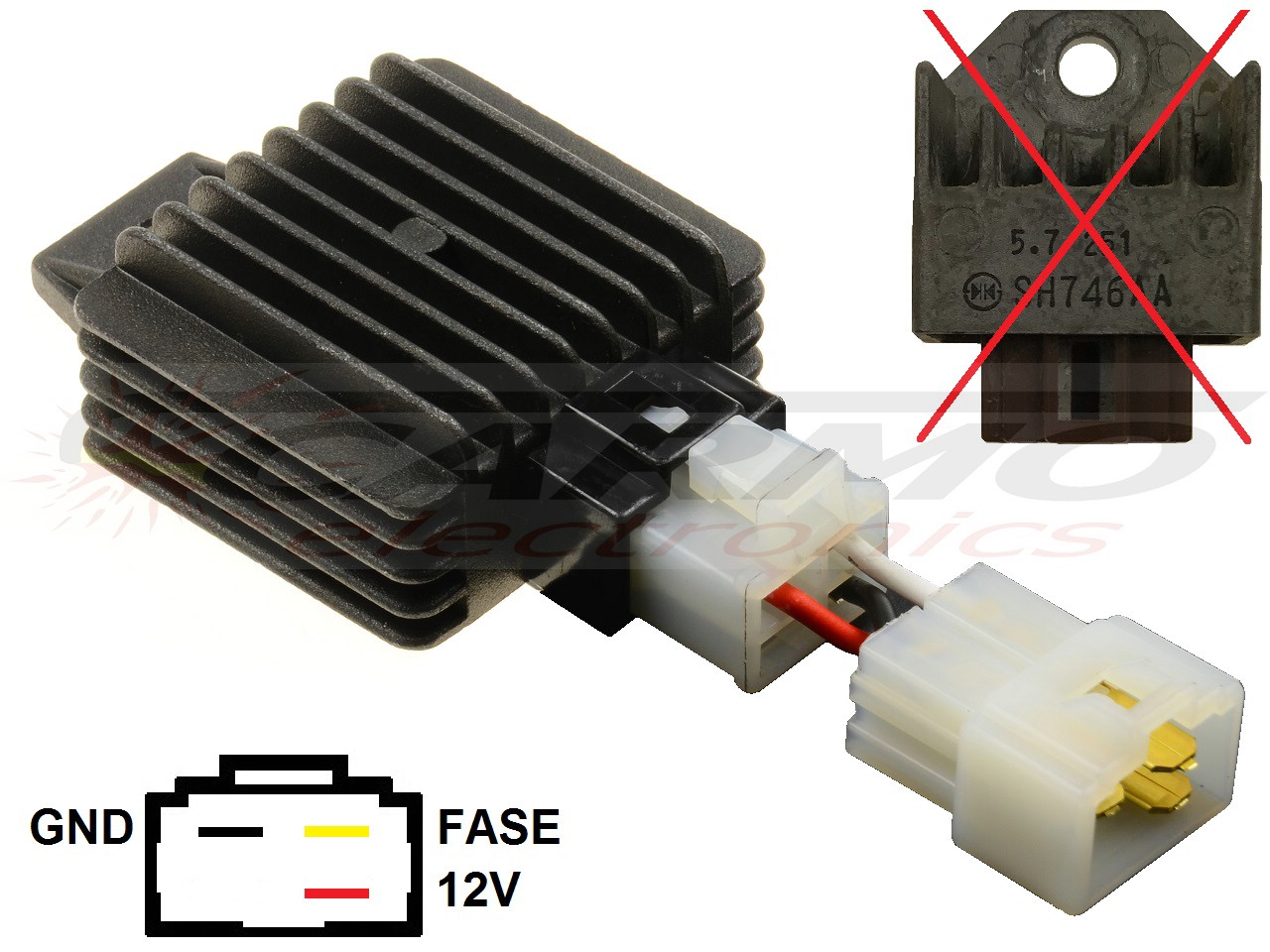 CARR9852 SH746AA Spannungsregler Gleichrichter (Verbessert) - zum Schließen ins Bild klicken