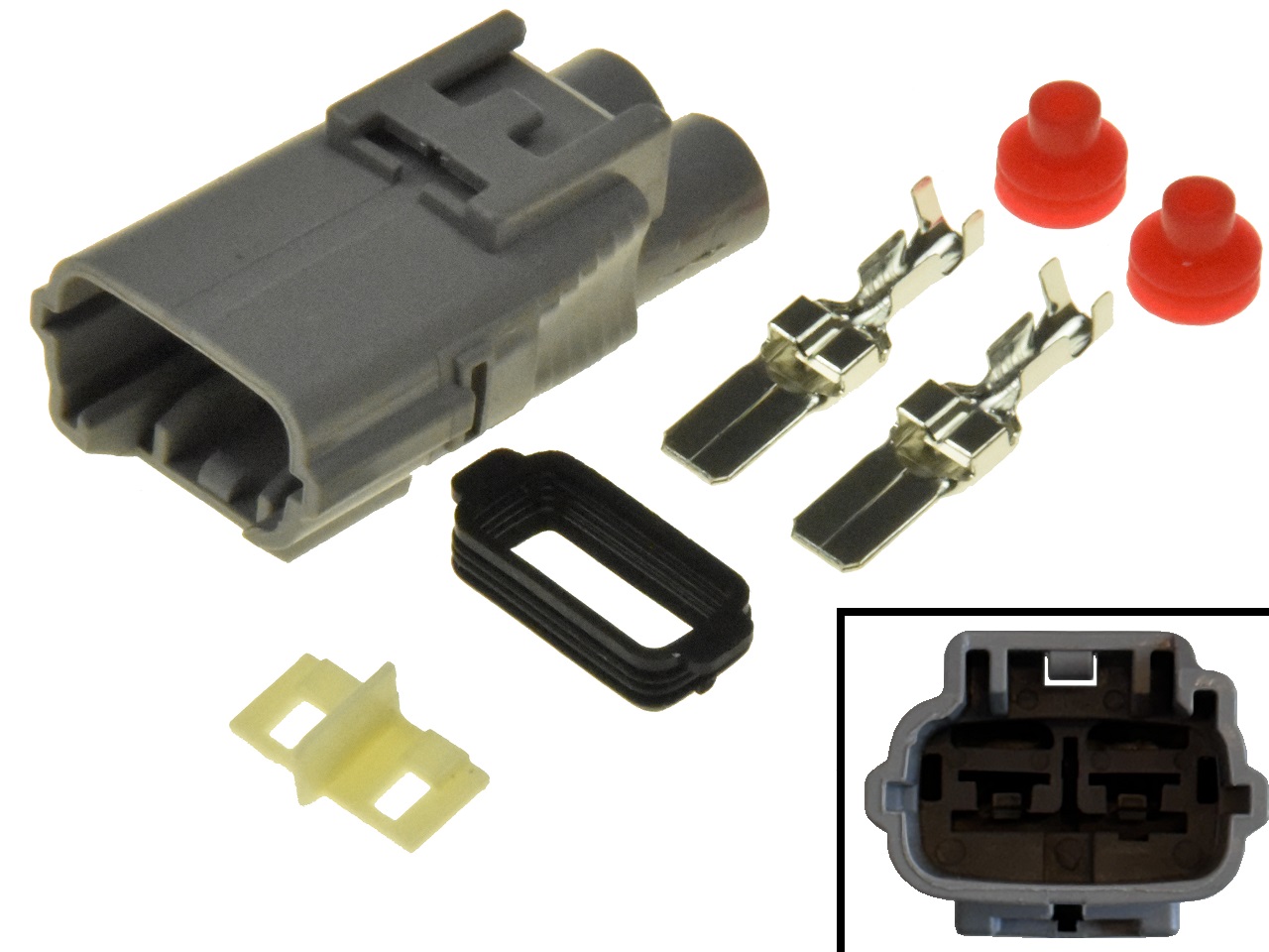 2 pin power connector Motorradstecker - zum Schließen ins Bild klicken