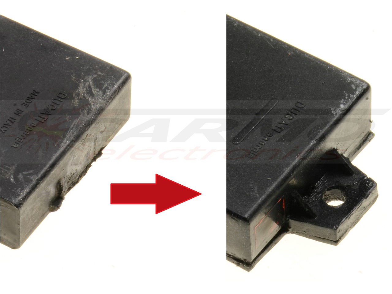 Rotax 912 914 CDI Reparaturservice für Befestigungslöcher - zum Schließen ins Bild klicken