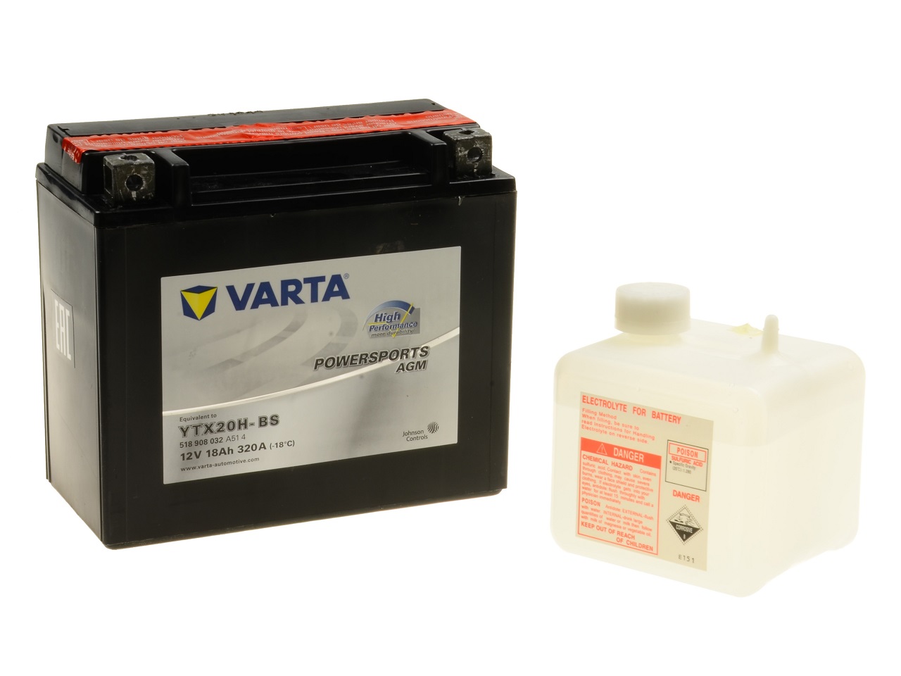 Varta YTX20H-BS - zum Schließen ins Bild klicken