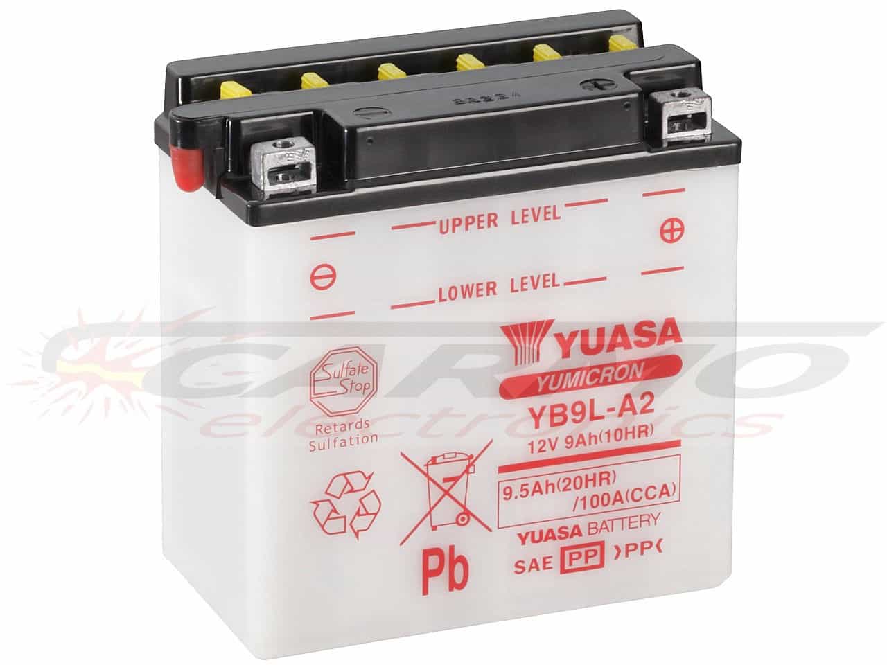 Yuasa YB9L-A2 - zum Schließen ins Bild klicken